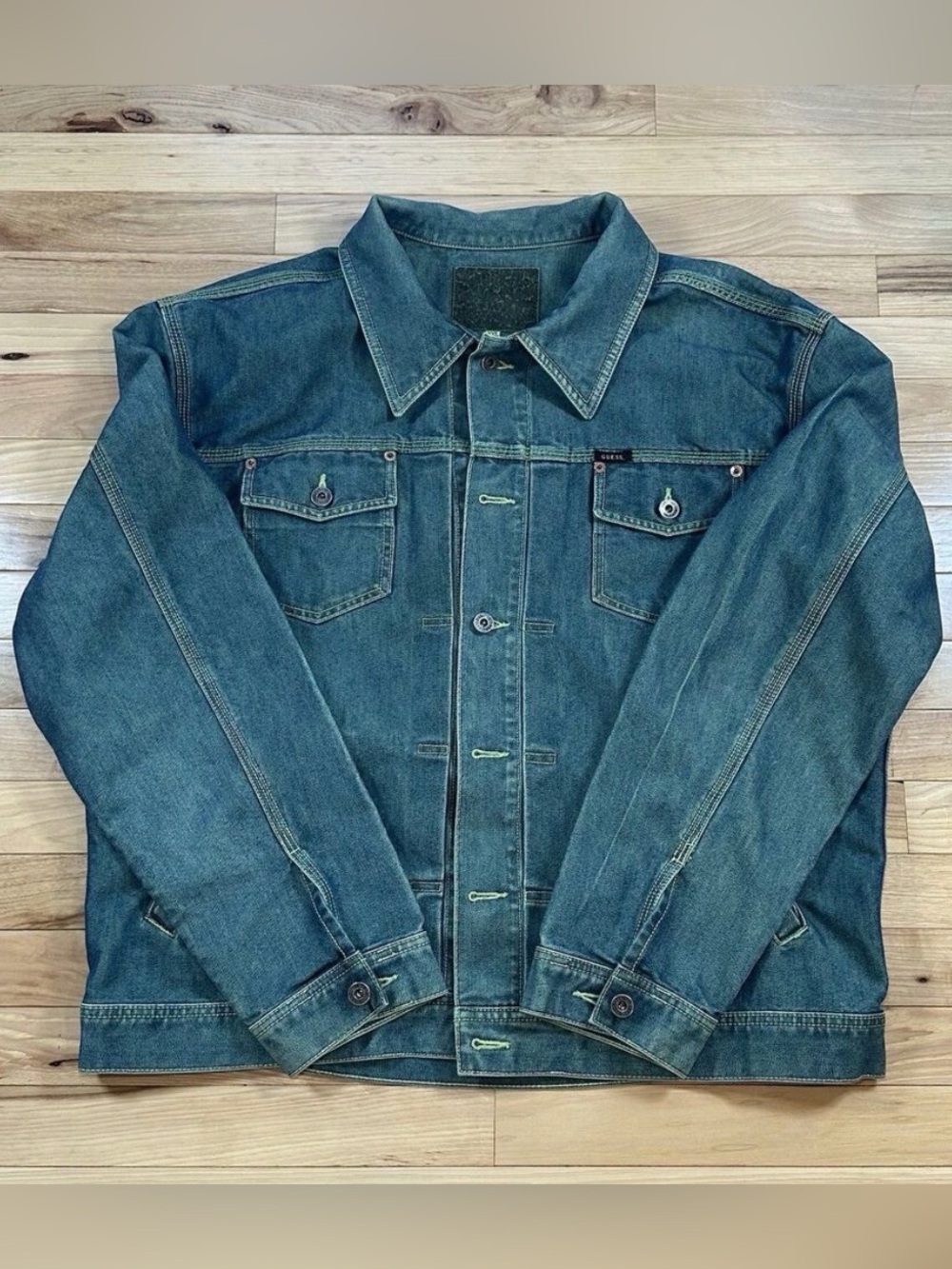 Guess Jeans Denim Trucker Jacket Mens